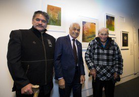 Pouwhare A Pillar of Strength exhibition opening 2018