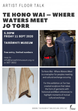 Te Hono Wai – Where Waters Meet – artist talk with Jo Torr
