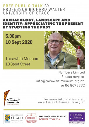Public Talk by Richard Walter – Archaeology, landscape and identity: appreciating the present by understanding the past